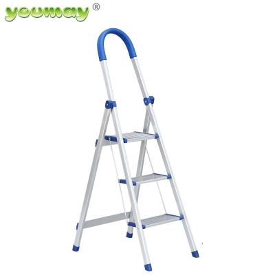 China Folding Ladders 3 Steps Household Folding Portable Step Ladder AF0203A for sale