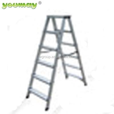 China AD0405A Adjustable Aluminum Folding Ladders Double Side Step Ladder for sale