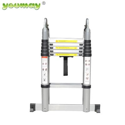 China AT0210A Folding Ladders Light Extension Aluminum Telescopic Ladder for sale