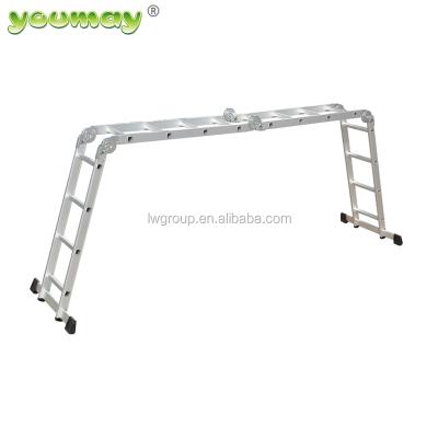 China Aluminum Folding Ladders Universal Portable Ladder With EN131 Approval AM0216A for sale