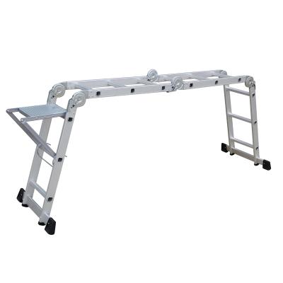 China Durable Collapsible Ladders EN131 Aluminum Material Folding Step Ladder AM0212A for sale