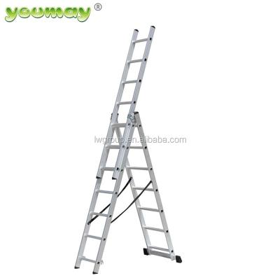 China AC0307A Folding Ladders Combination Adjustable Aluminum Folding Ladder for sale