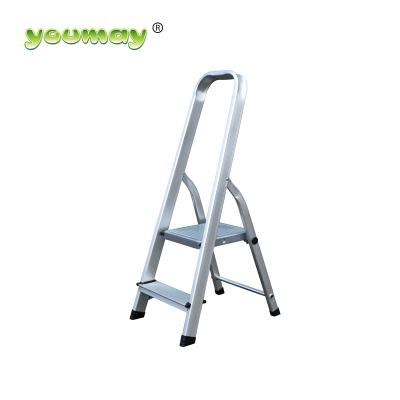 China Folding Ladders AF0302D Aluminum Platform Household Ladder for sale