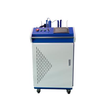 China Exterior Paint Rust Cleaning Laser Remover Rust Paint Oil Removal 1KW 1.5KW 2KW Fiber Laser Cleaning Machine Price for sale