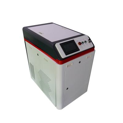 China Exterior Paint Rust Cleaning 1500w Laser Machine Fiber Laser Rust Removal Cleaning Machine For Cleaning Rusty Metal for sale