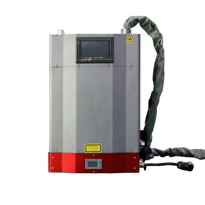 China Rust Paint Oxide Removal Coatings Paint Pulse Portable Backpack Oxide Removal Fiber Laser Cleaning Machine For Metal Mold for sale