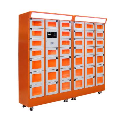 China high quality environmental friendly cold rolled steel electronic food locker for restaurant/supermarket for sale