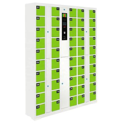 China Smart And Efficient Supermarket 50 Door Mobile Phone Barcode Charging Locker for sale