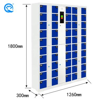 China Morden Cold Rolled Face Recognition Steel Electronic Mobile Phone Door Environmental Protection 50 Charging Cabinet for sale