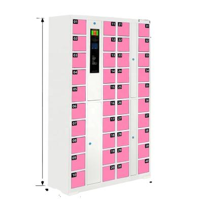 China Morden Manufacturer Direct Sales High Quality 40 Door Self Coding ID Mobile Phone Charging Cabinet for sale