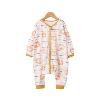 China Dropshipping Winter Fall Soft Ready Running Wadding Long Sleeve Sweatshirt Animal Print Romper Baby for sale