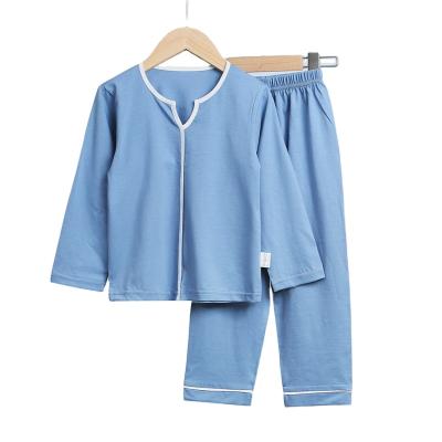 China Dropshipping Casual Ready Stock Cotton Yarn Dyed Breathable Unisex Long Sleeve Infant Boy Clothing Sets for sale