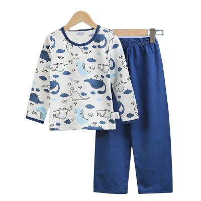 China Dropshipping Cotton Casual Ready Stock Long Sleeve Boys Clothing Sets Breathable Unisex Dinosaur for sale