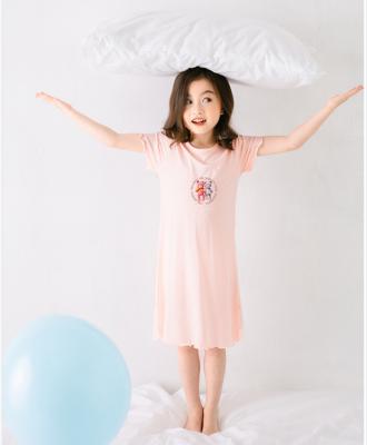 China Breathable soft like water! 2021 Factory OEM Service Summer Modal Baby Dresses Western Dresses Korean Dress for sale