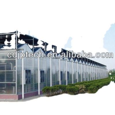 China NC PE Greenhouse Sun Shade System Multi-span Agricultural Greenhouses Film; Double layer of large SIC for sale