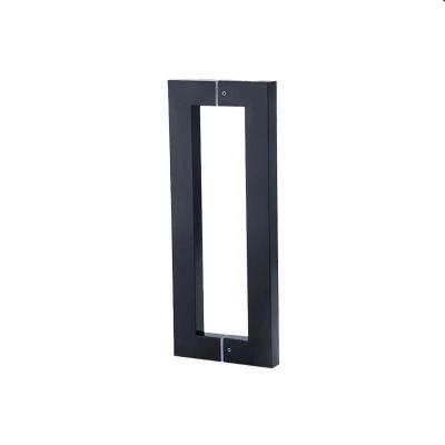 China Modern Tempered Glass Door Handle Door Check Hardware Stainless Steel Handle for sale