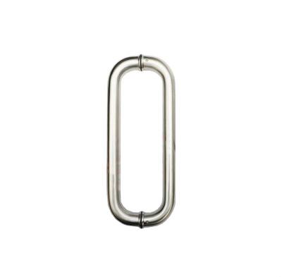 China Traditional Bathroom Hardware Glass Door Handle Stainless Steel OEM Pull Handle for sale