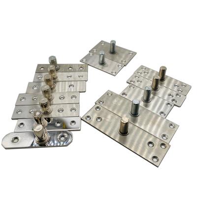 China Modern Glass Top Pivot Patch Panel Fitting Hardware Aluminum Alloy Pivot Patch Top Fixture for sale