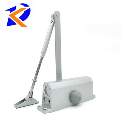 China Good Modern Ratio Aluminum Alloy EN3 Door Closer For 45-65kg Door Hydraulic Door Closer Pentagon for sale