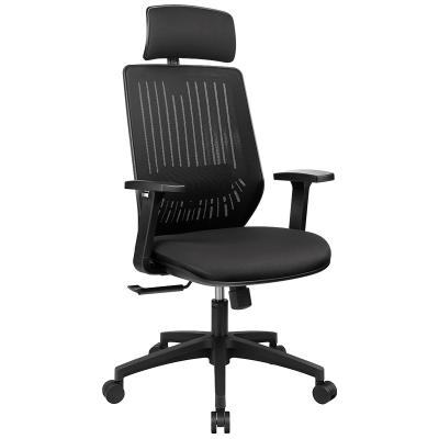 China Modern Swivel Adjustable Mesh Executive Office High (Height) Ergonomic Chairs With Headrest for sale