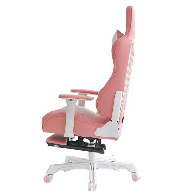 China Ergoup Pink Ergoup Modern Adjustable Ergoup PU Leather Armchair Modern (Height) Gaming Chair For Sale for sale