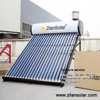 China Outdoor Galvanized Steel Solar Water Heater for sale