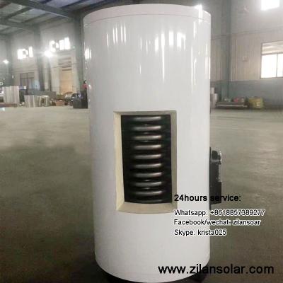 China 500L Outdoor Solar Water Heater Tank With Two Coil for sale