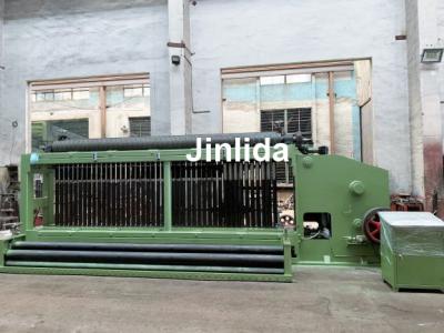 China Heavily Galvanized Galfan And PVC Coated Hexagonal Gabion Mesh Machine 15t for sale