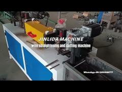 High Speed Steel Iron Wire Straightening And Cutting Machine 1.5kw 380V