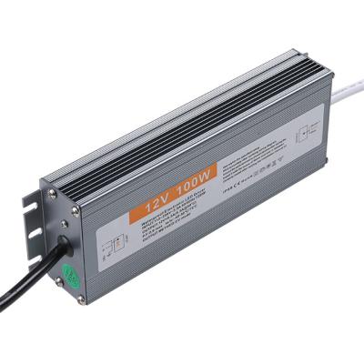 China 24V 100W IP67 LED Driver Power Supply With CE ROHS 170*65*31 mm for sale