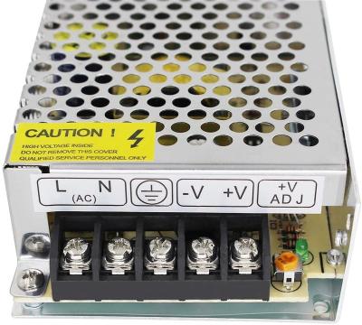 China High Efficiency 25W 24V Switch Mode Supply Led Adjustable Power Supplies For Strip Lights 85x58x33 mm for sale