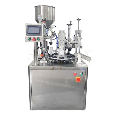 China Rotary Ultrasonic Plastic Tube Filling And Sealing Machine Semi Automatic for sale