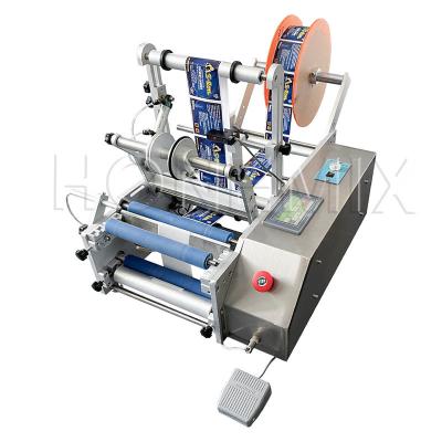 China Small Tabletop Sticker Labeling Machine 100W Semi Auto Accurate for sale