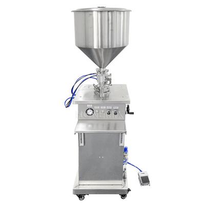 China Vertical Piston Filling Machine Pneumatic Control Cream Filler Machine Safety for sale