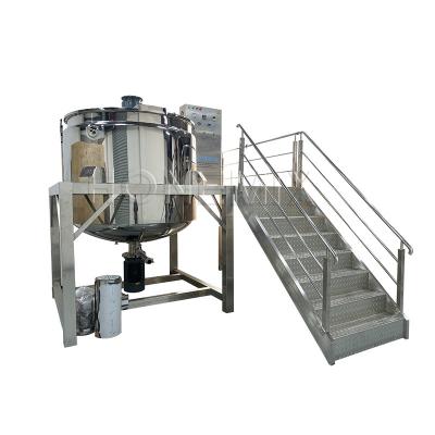 China Shower Gel Mixer 3000L Homogenizer Jacket Heating Mixing Tank for sale