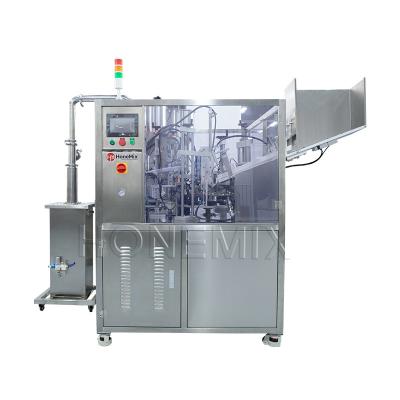 China Tube Filling Machines Automatic Cosmetic Lotion Cream Filling Machine for sale