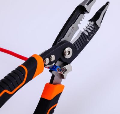 China HRC62 Multifunction Pliers 15mm Cutting Blade Fast Harden Wire Cutting Wire Stripping Pliers for sale