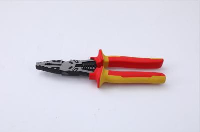 China 9inch Powerful Insolated Tools Precise Multifunction Cable Stripping Pliers 62 HRC 1000V for sale