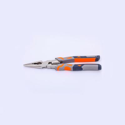 China 232mm Burnished Long Skinny Pliers Long Handle Pliers High Leverage for sale