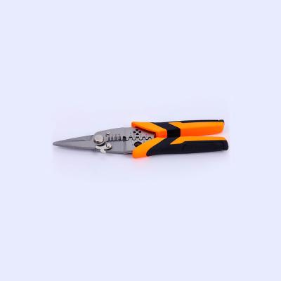 China 4Cr13 Cutting Stainless Steel Combination Shears Wire Stripper And Crimper for sale