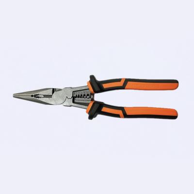 China Telflón Finished Long Nose Pliers Soft Handle Ergonomic Extended Pliers Las pinzas de las narices largas y largas en venta