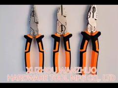 8“ High Leverage Wire Side Cutters Nickle Plated Pliers