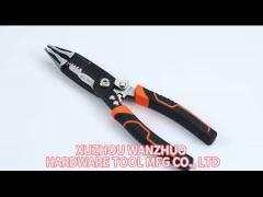 Precise Positioning HRC62 Multifunction Pliers Stripping Gripping Universal Wire Strippers