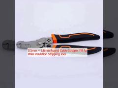 0.5mm ~ 2.6mm Round Cable Stripper 118.1g Wire Insulation Stripping Tool