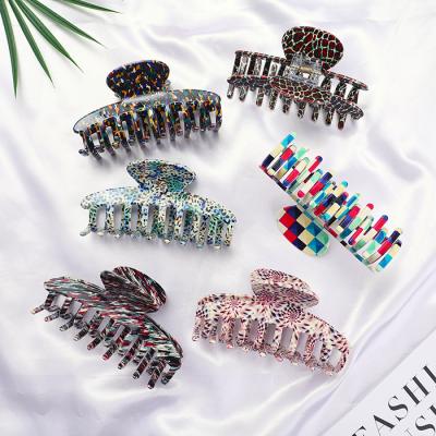 China Hair Accessories Custom Square Hair Claw Big Big Cut Wholesales For Women for sale