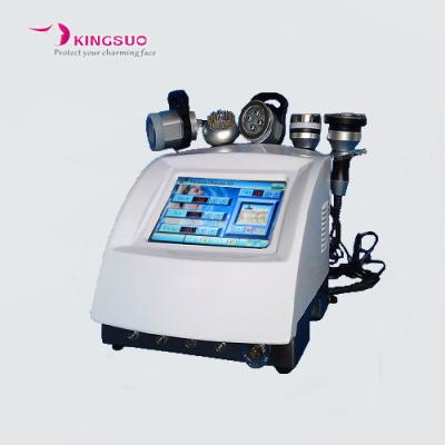 China 5 in 1 RF Ultrasonic Cavitation Vacuum BIO LED Equipment / ultra sound cavitation slim for sale