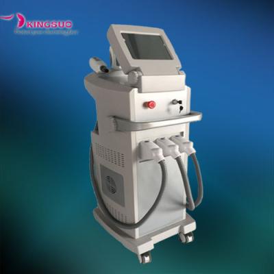 China 3 handles Nd yag laser Skin Hair Removal IPL Natural Permanent Hair Removal for sale