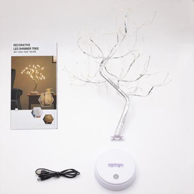 China Strong Decoration DIY Fairy Twinkle Tree Lamp for Lighting Bedrooms Christmas Party Tree Night Desk Lights for sale