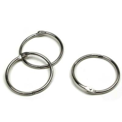 China Make Paper Stable Office Supply Metal Grebiche Ring Binding Nickel Stainless Steel O Ring Book Binding Ring 14 mm for sale