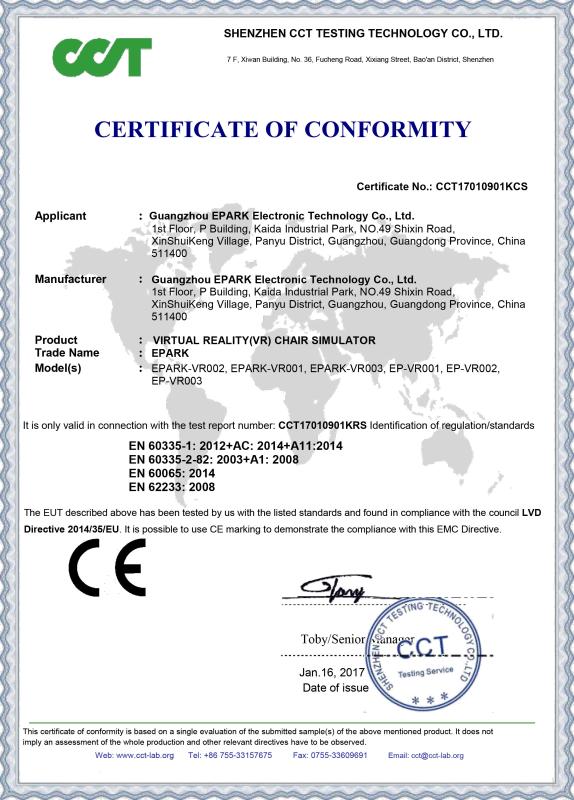 CE-lLVD - Guangzhou EPARK Electronic Technology Co. Ltd